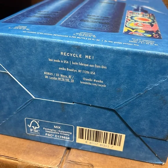 COPY - Amika Hydro Rush Intense Moisture Shampoo and Conditioner LITERS Leave-i… - Picture 9 of 9